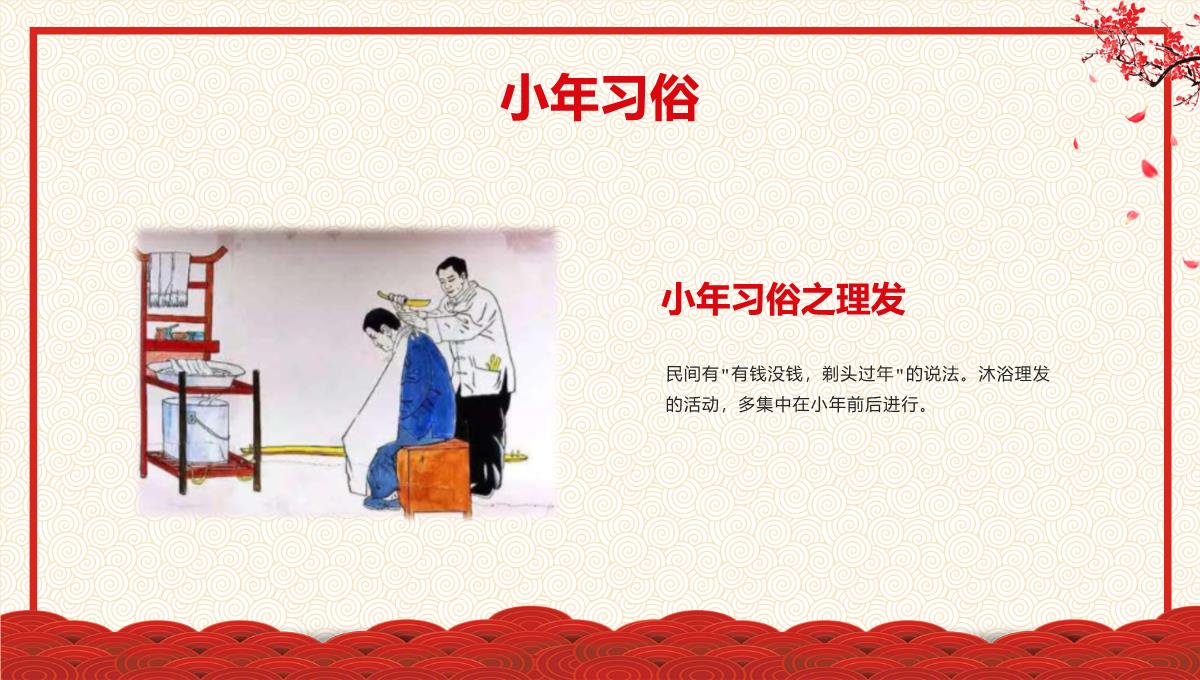 红色喜庆风新春小年习俗文化介绍小年的由来PPT模板_19