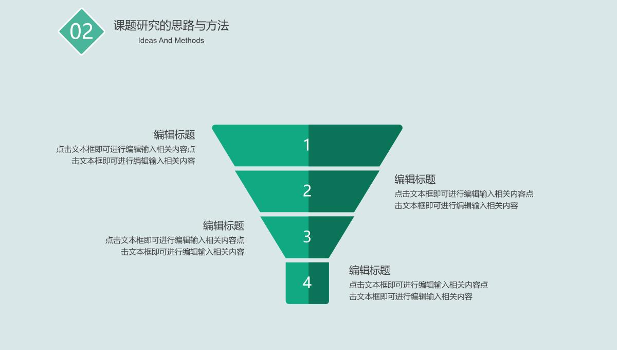 清新唯美风大学论文毕业答辩专业通用PPT模板_09