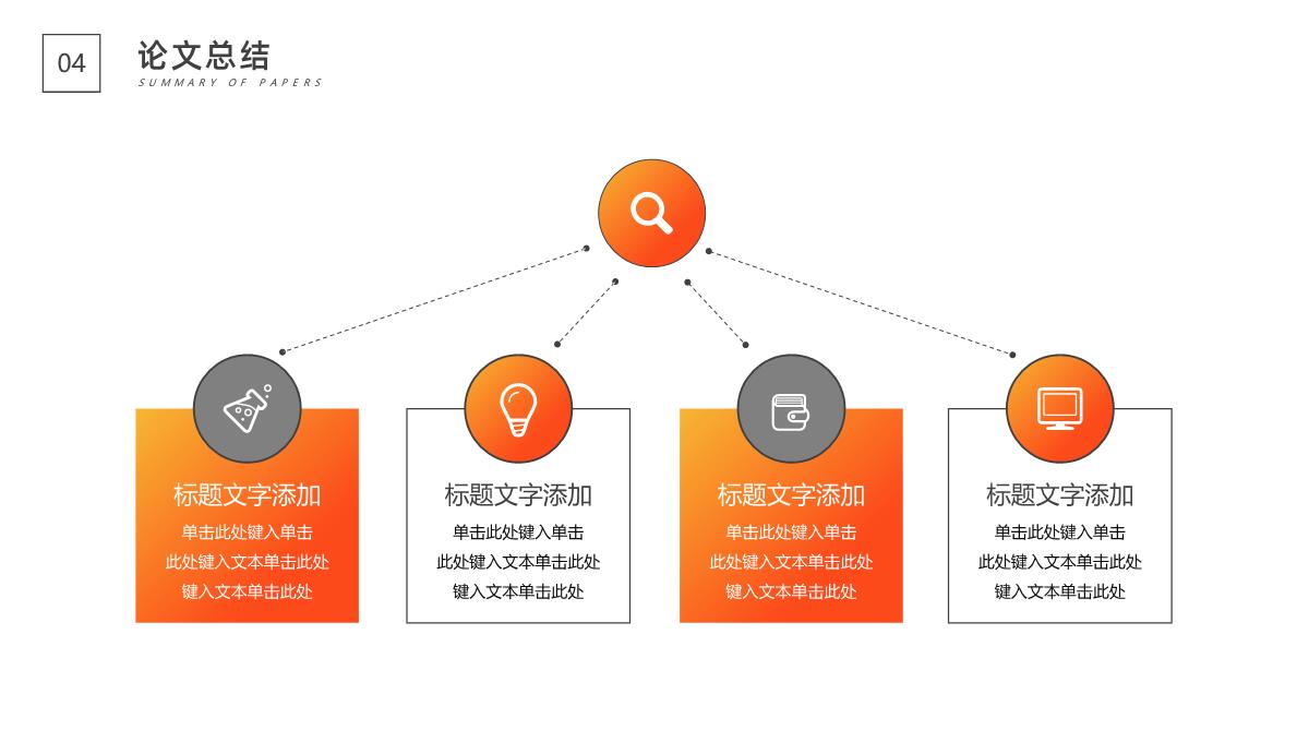 橙黑高校毕业论文答辩通用论文提纲格式PPT模板_16