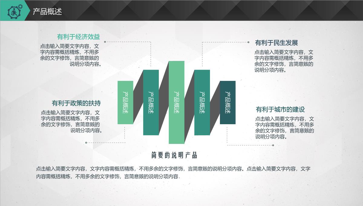 绿色科技动态商业融资计划书PPT模板_17