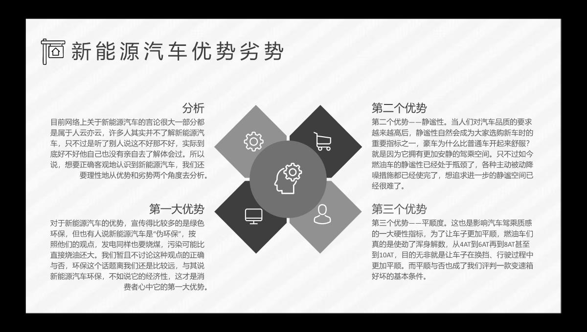 新能源汽车的发展前景及趋势现状市场分析优劣势PPT模板_12