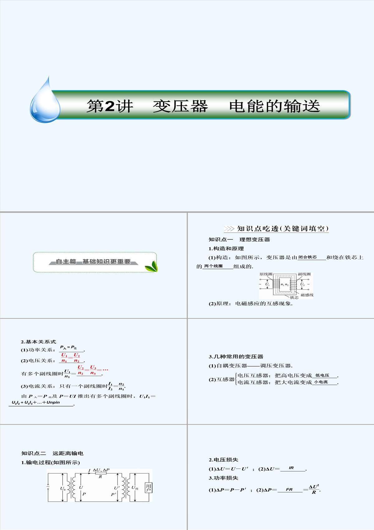 2018版高考物理（新课标）一轮复习课件：第十章-交变电流　传感器-10-2-PPT模板