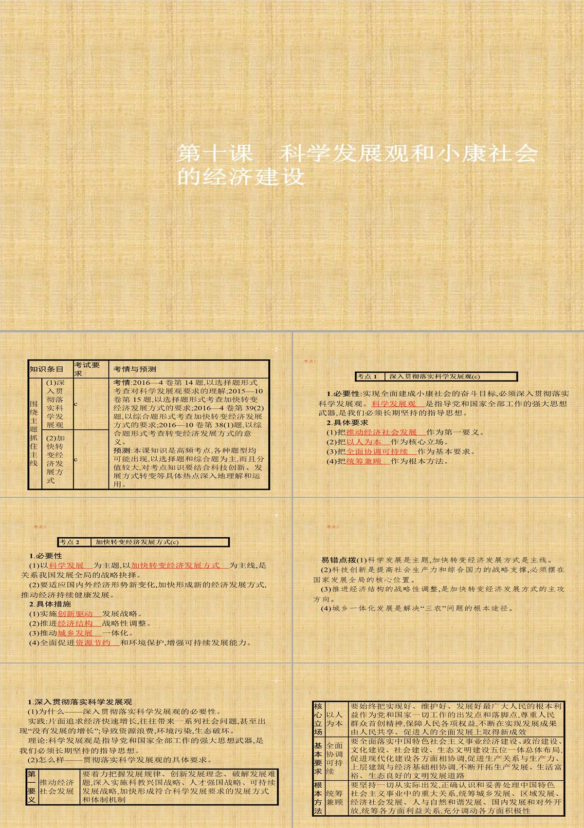 2018版高考政治人教版总复习课件：必修一-第四单元发展社会主义市场经济PPT模板