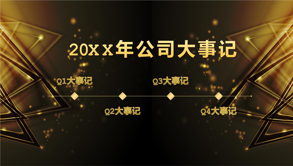 黑金弦彩20XX年年终员工答谢会晚会颁奖典礼PPT模板_07