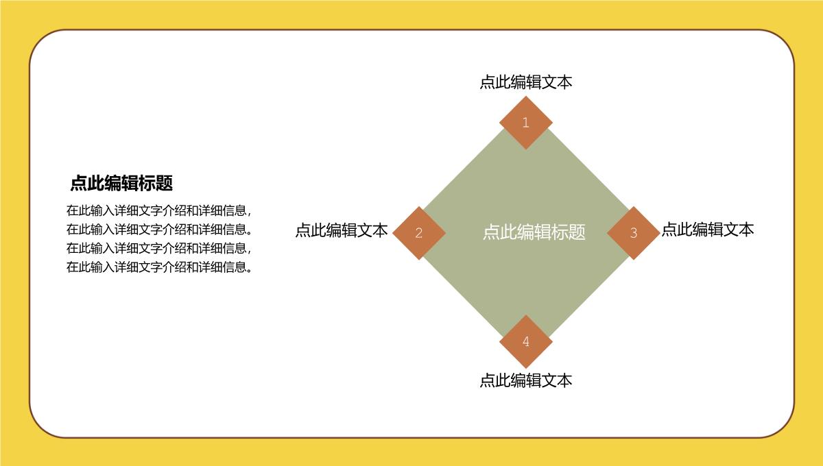 黄色卡通爸气十足父亲节快乐活动策划PPT模板_18