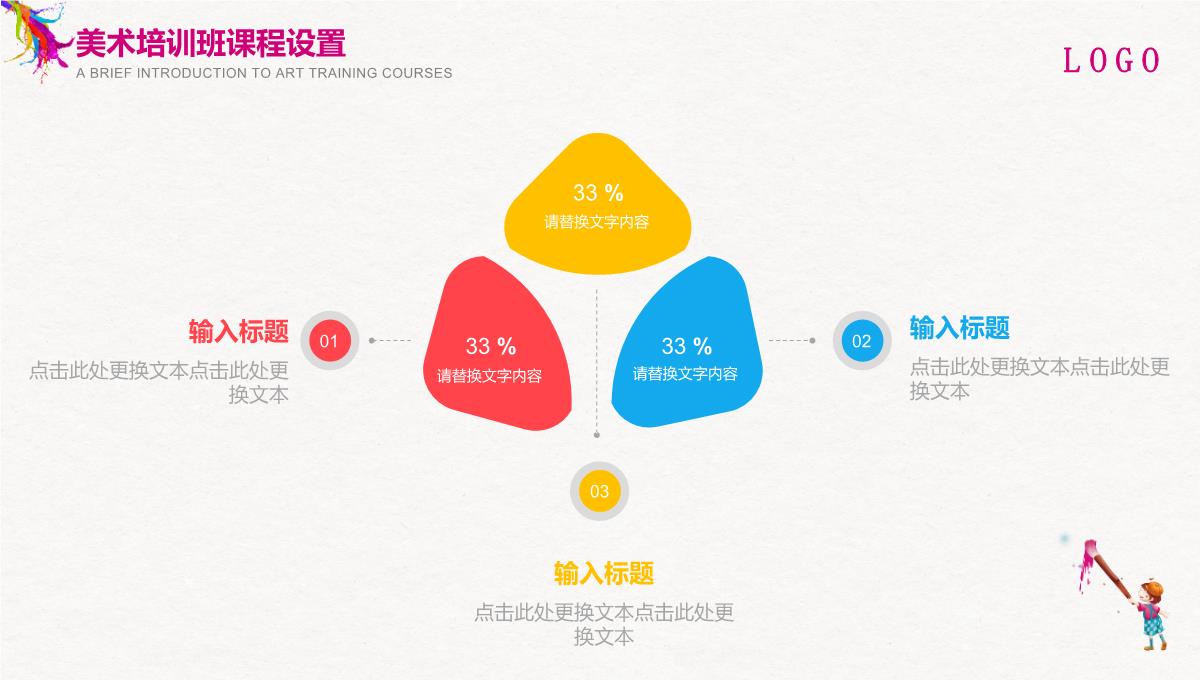 儿童美术培训班课程讲解PPT模板_15