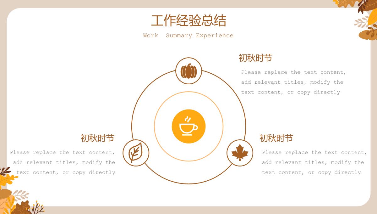 棕色清新素雅风初秋时节立秋主题年中工作汇报PPT模板_13