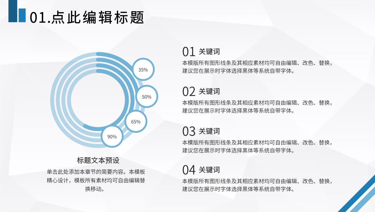 蓝白色商务风格部门年终总结年中工作总结汇报PPT模板_05