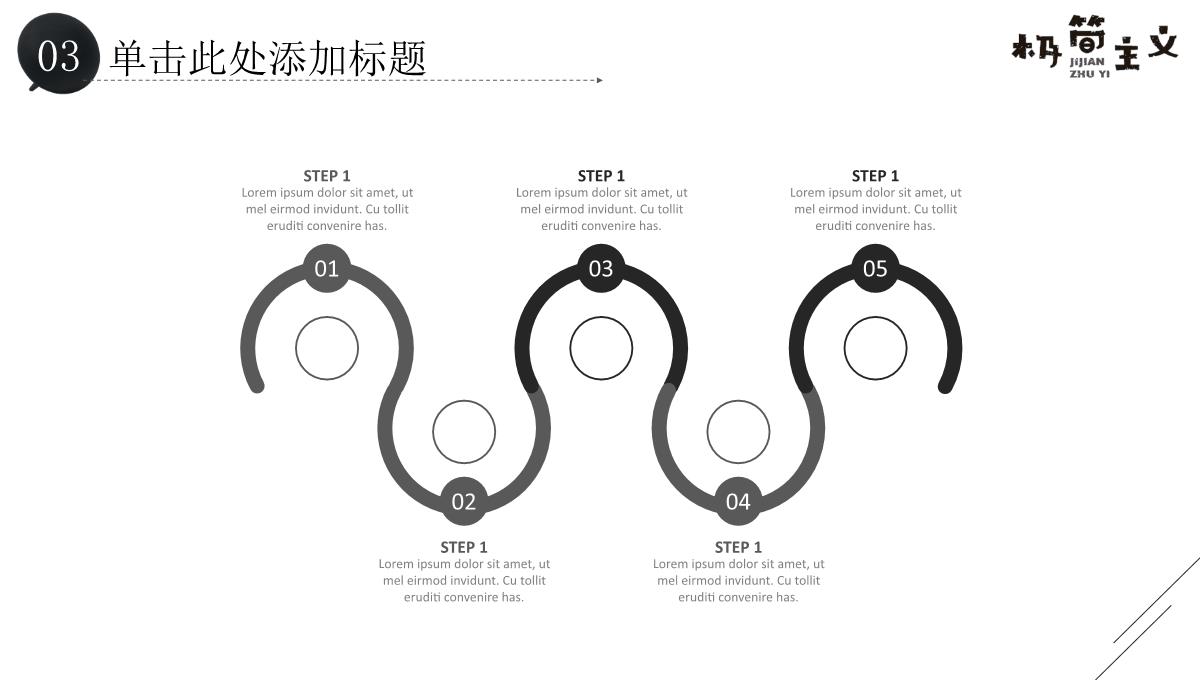 时尚简洁极简主义岗位竞聘年中总结汇报PPT模板_25