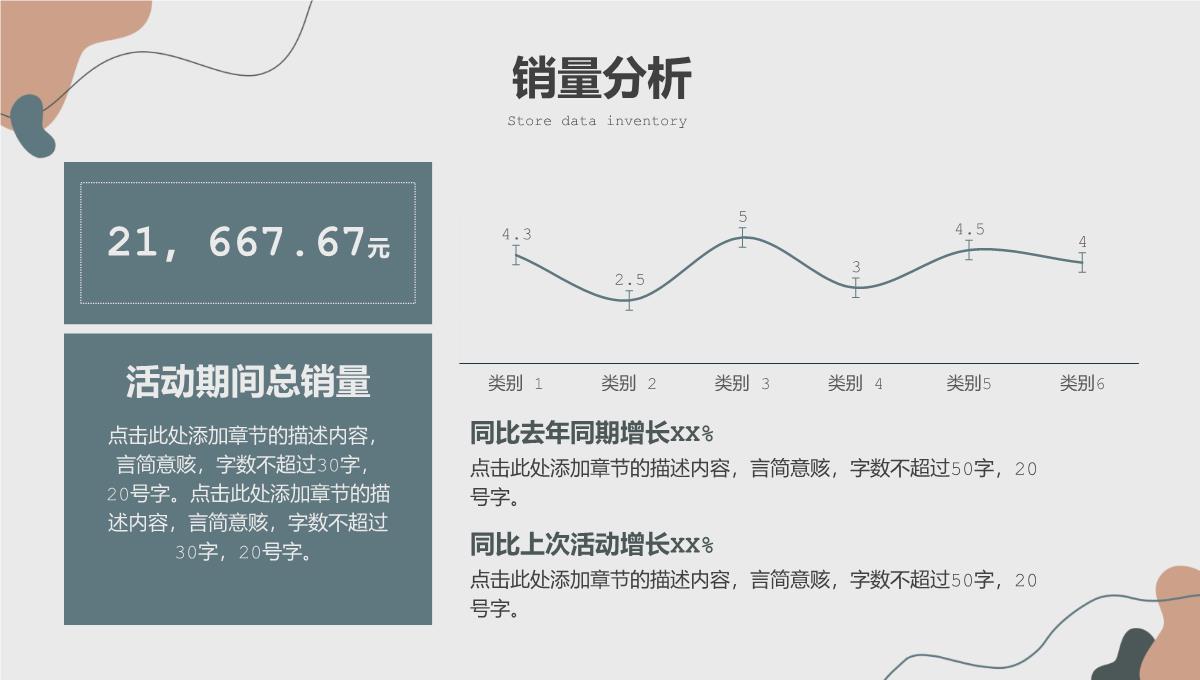 莫兰迪风格年中大促活动复盘数据分析报告PPT模板_05