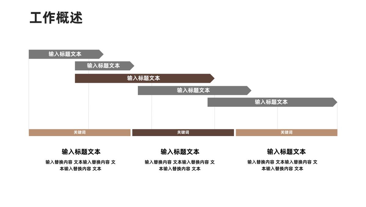 欧美商务风年中总结工作规划PPT模板_04