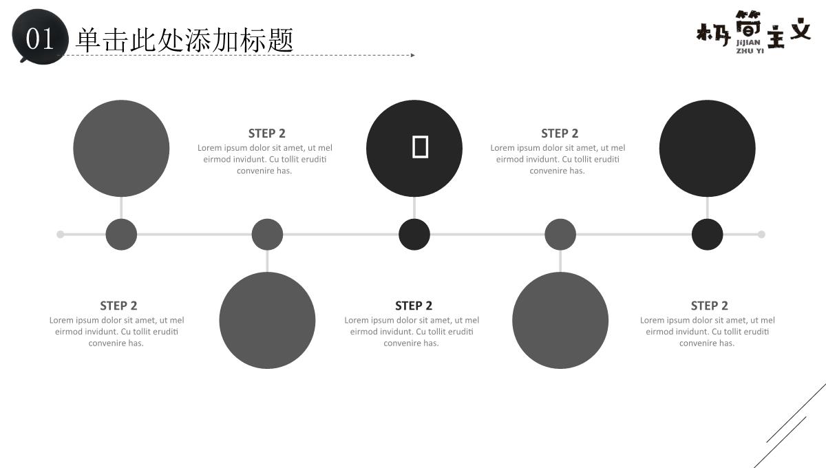 时尚简洁极简主义岗位竞聘年中总结汇报PPT模板_11