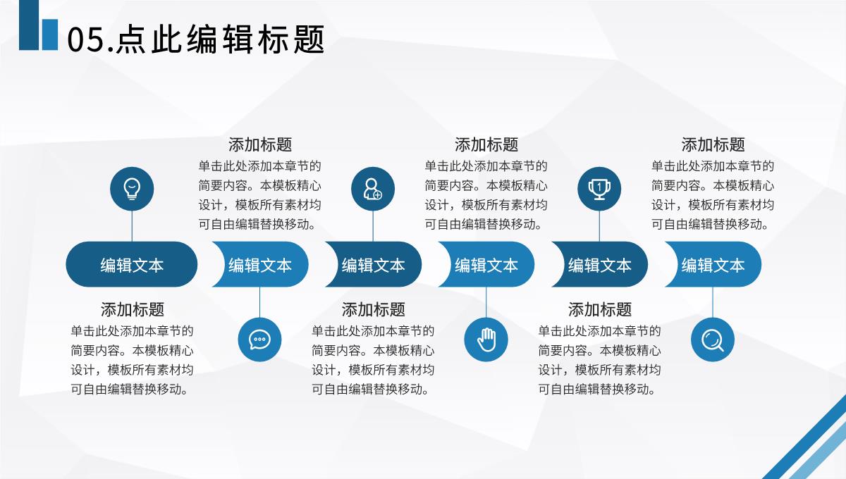 蓝白色商务风格部门年终总结年中工作总结汇报PPT模板_18