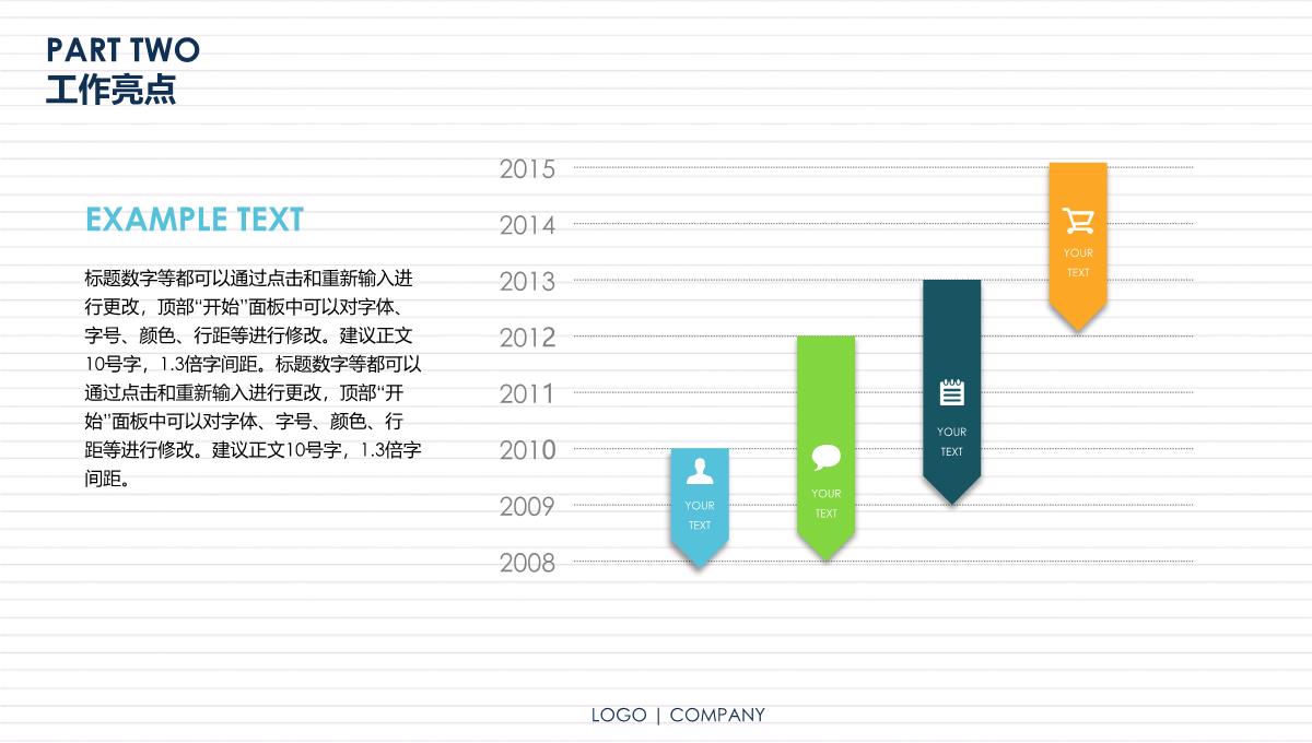 小清新时尚杂志风商务转正述职报告年中工作总结汇报PPT模板_08