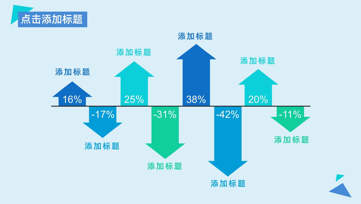 蓝紫色几何元素年中工作总结PPT模板_09