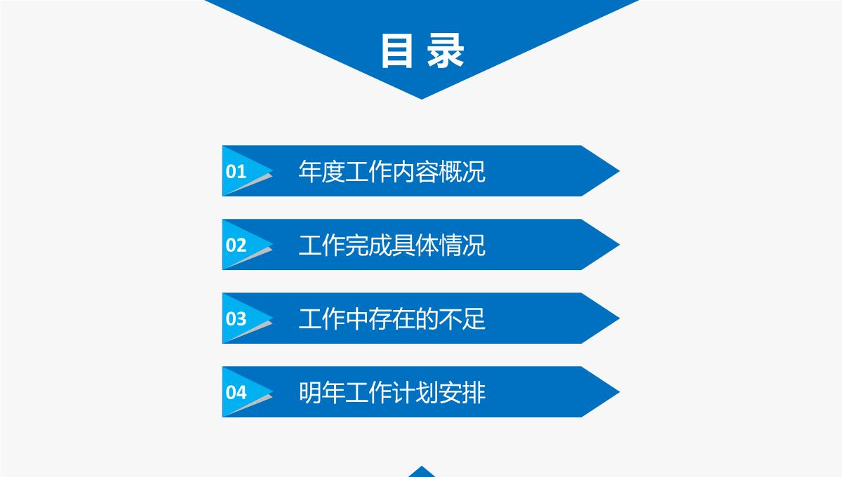 简洁实用商务年终个人总结述职报告PPT模板_03