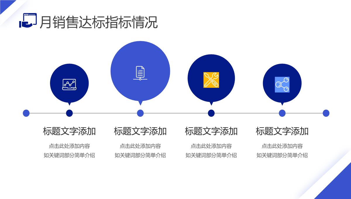 简约蓝色企业部门年中总结工作汇报PPT模板_12