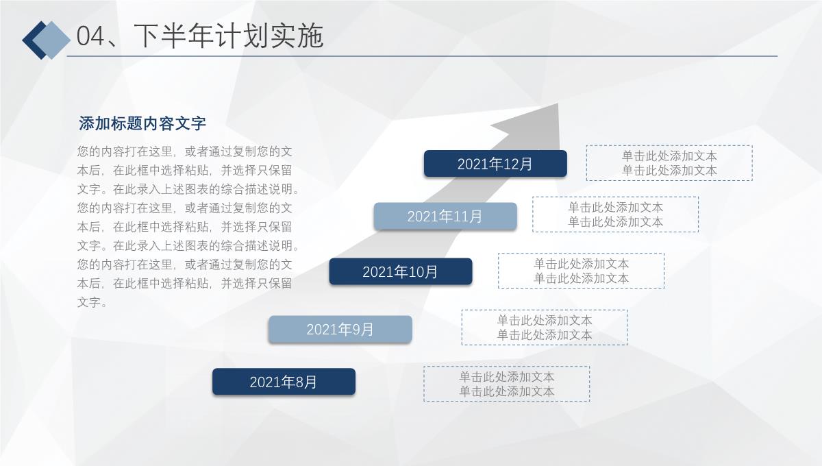 企业公司年中总结年终总结工作汇报述职报告部门员工演讲项目总结PPT模板_26