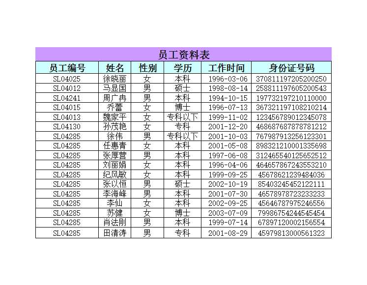 用户权限管理系统Excel模板_06