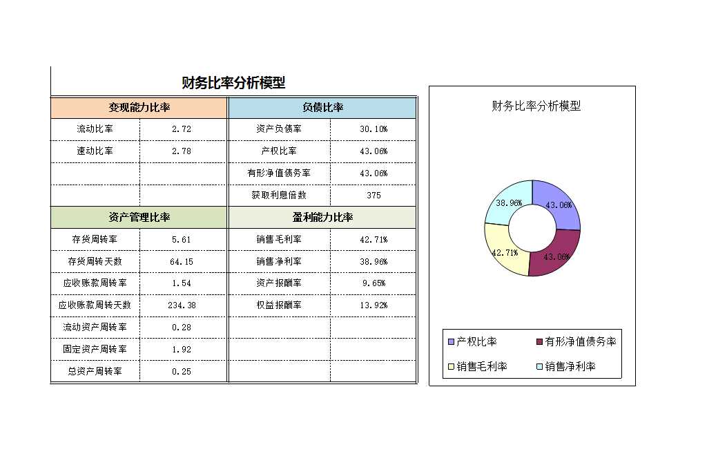 财务分析Excel模板_10