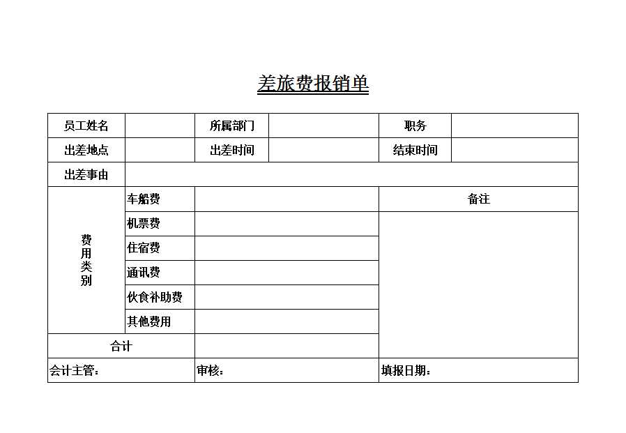 差旅费报销单Excel模板_02