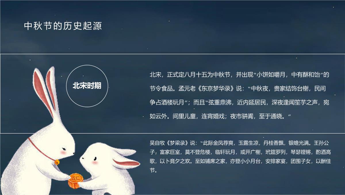 灰蓝可爱卡通风中秋介绍主题班会中秋节的历史起源PPT模板_06