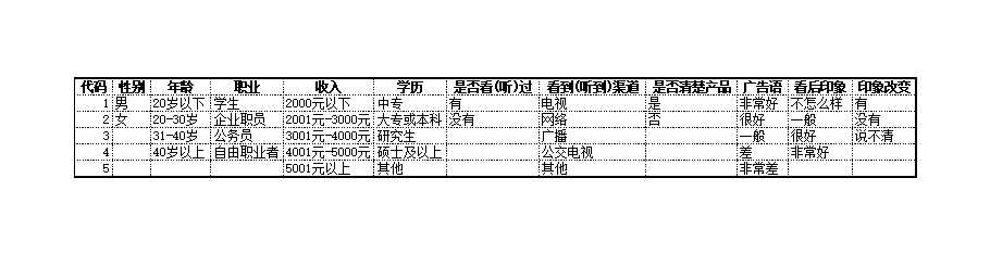 广告效果调查结果与分析Excel模板_02