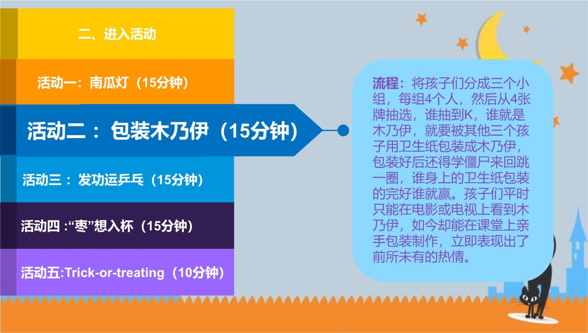 万圣节狂欢夜活动策划方案节日庆典PPT模板_18