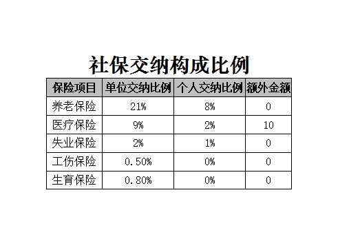 参加社会保险人员申报表 Excel模板_02