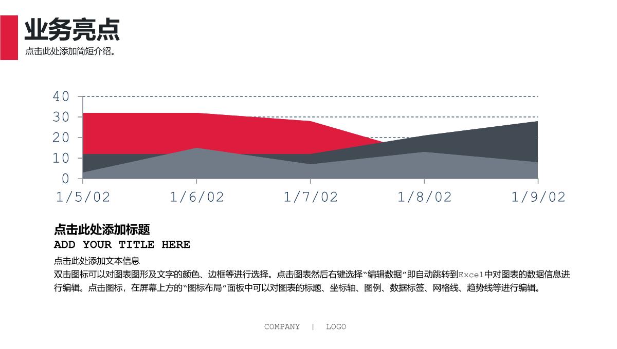 红黑撞色商务风双十一公司工作总结汇报PPT模板_07