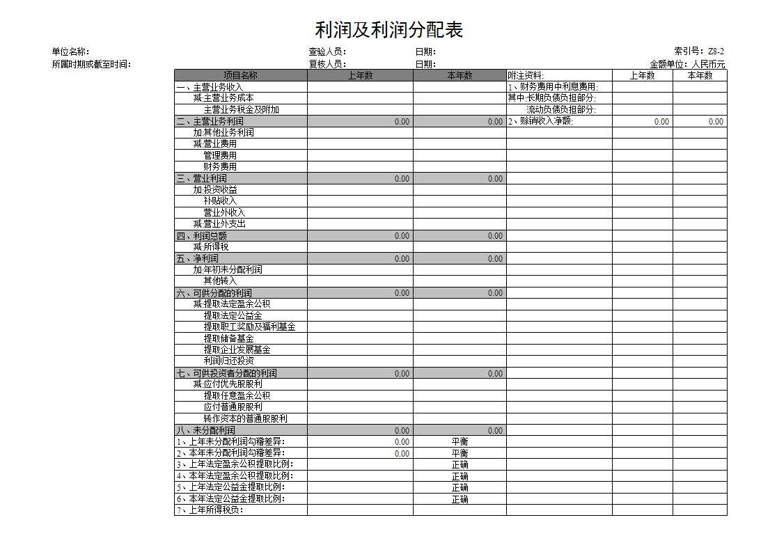 财务分析报表表Excel模板_03