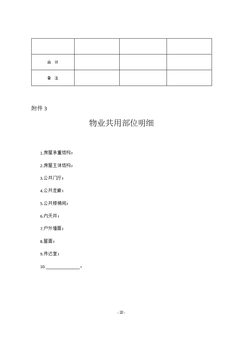 2018 SDF-2018-0003《山东省前期物业服务合同示范文本》Word模板_20