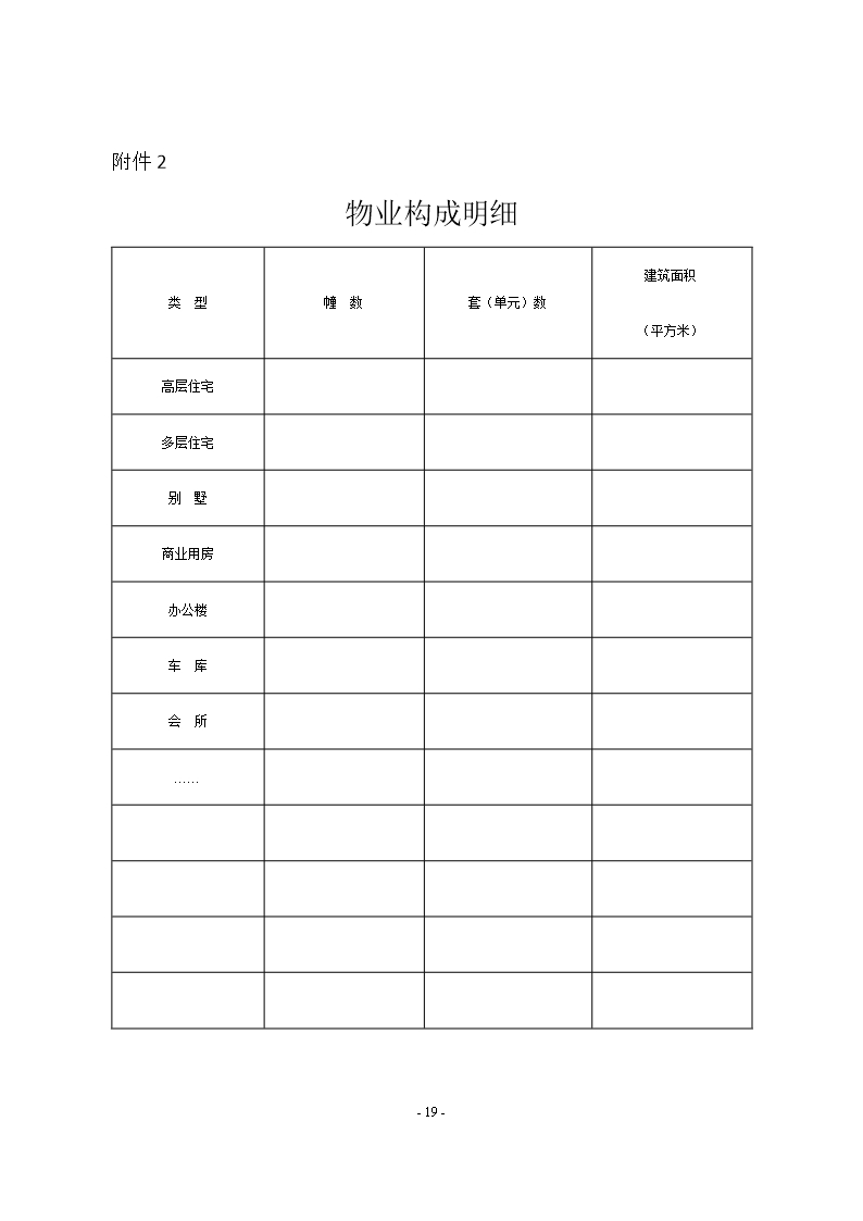 2018 SDF-2018-0003《山东省前期物业服务合同示范文本》Word模板_19