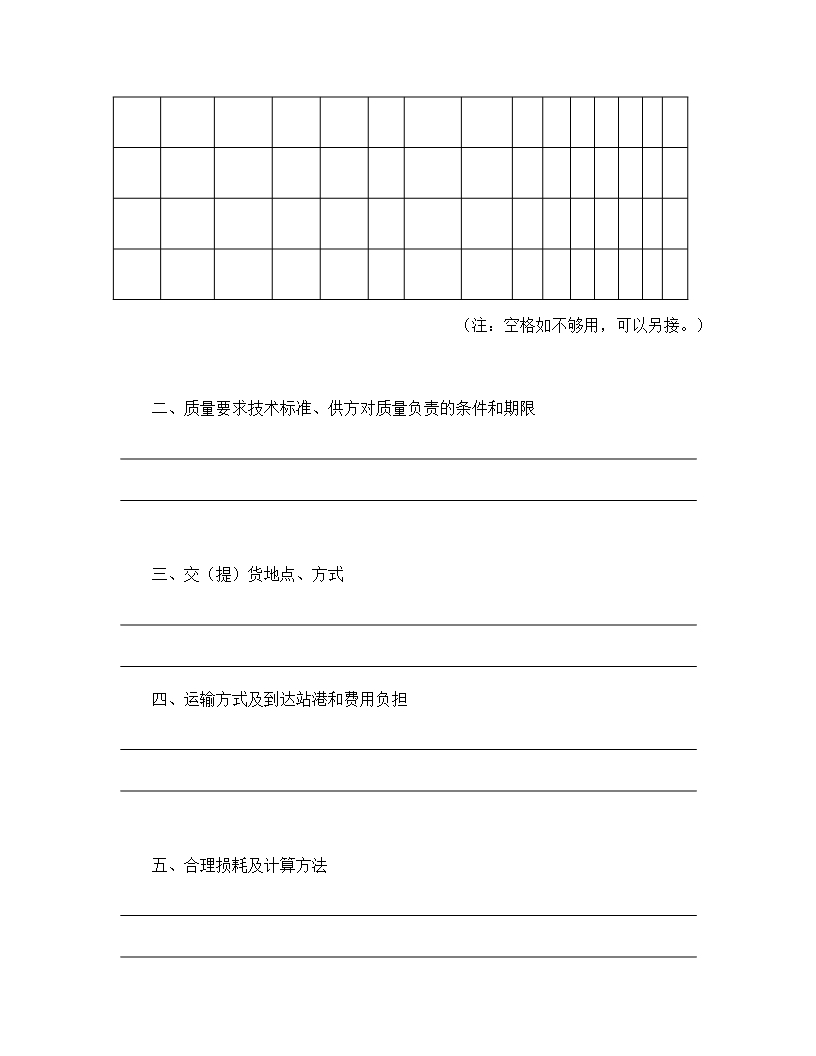 工矿产品购销合同详细信息Word模板_02