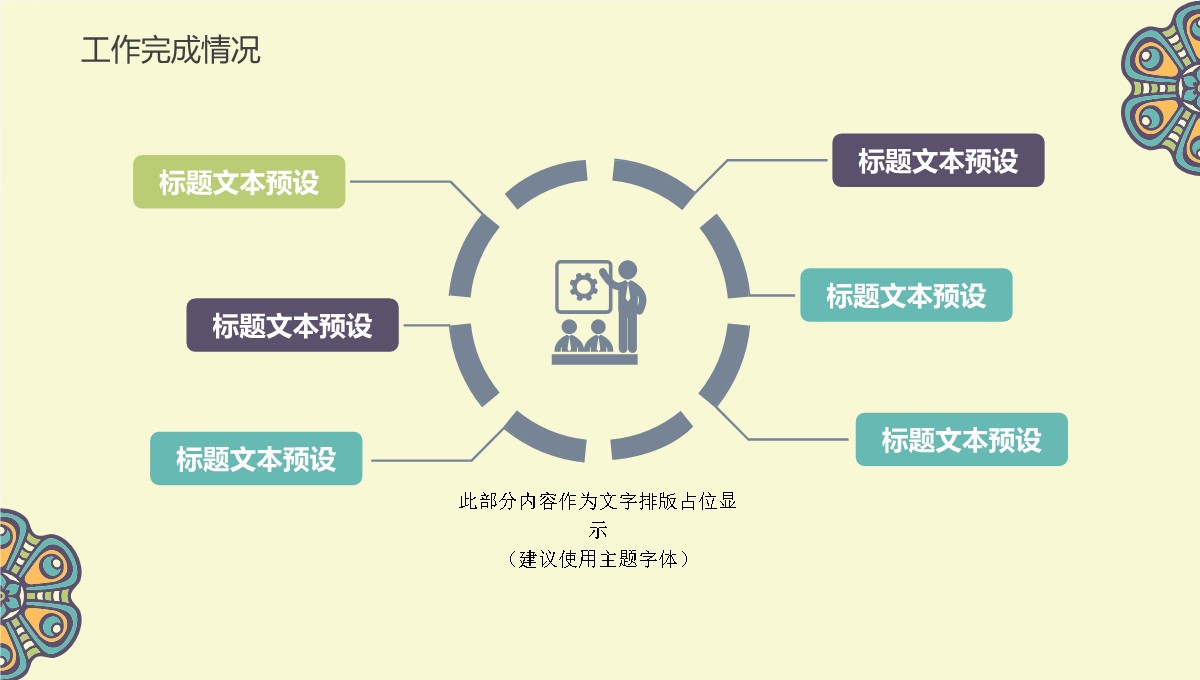 古典风格工作总结汇报PPT模板_12