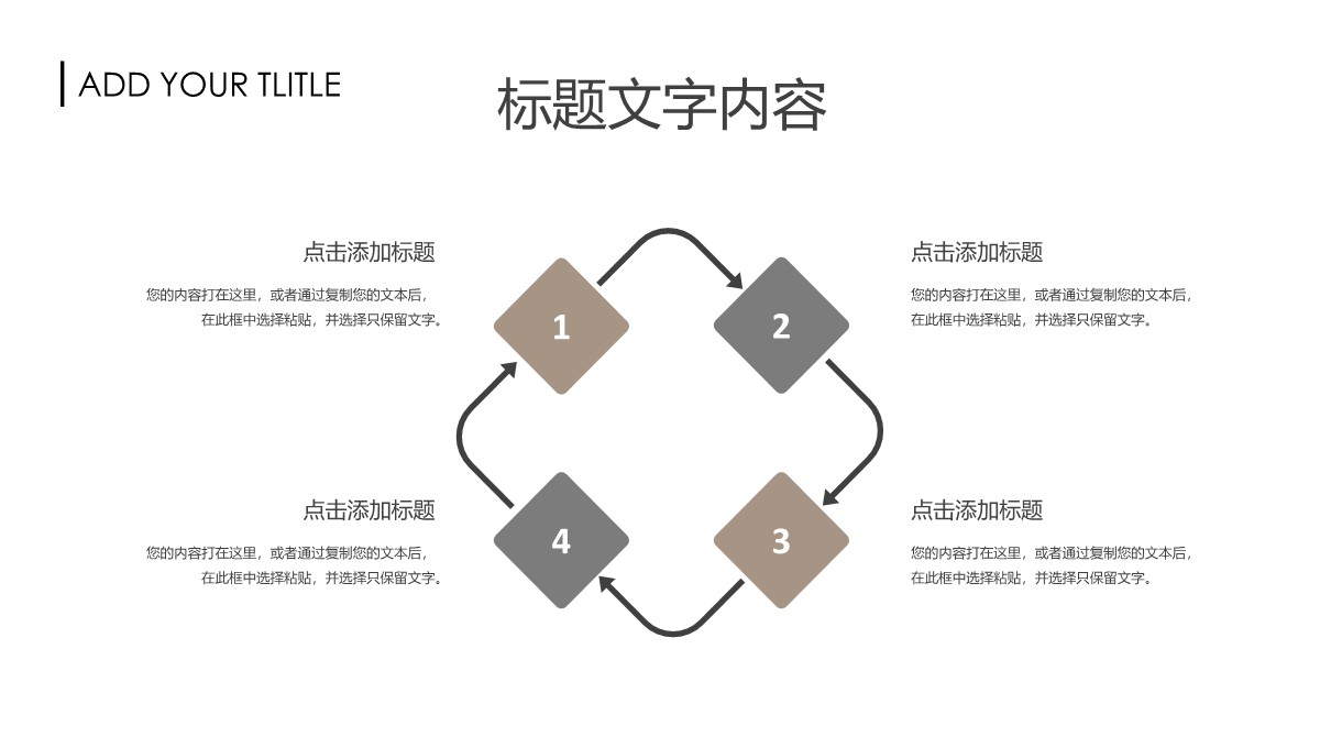 极简工作总结与述职汇报PPT模板_14