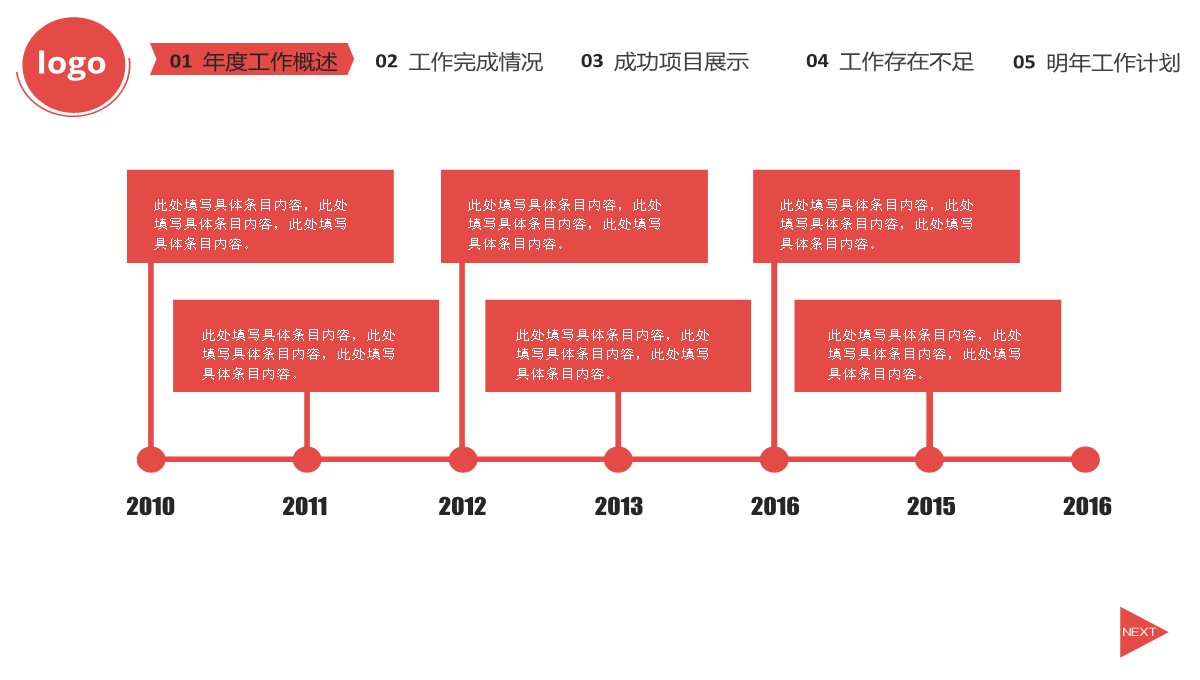 年度工作回顾与未来规划PPT模板_11