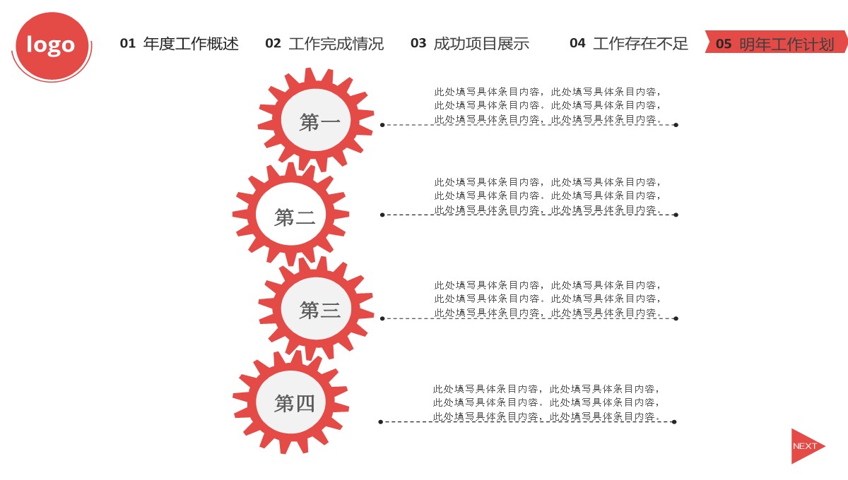 年度工作回顾与未来规划PPT模板_37