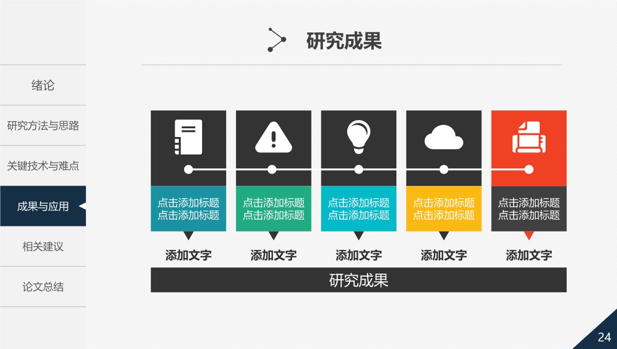 全方位覆盖毕业答辩学术演示PPT模板_24