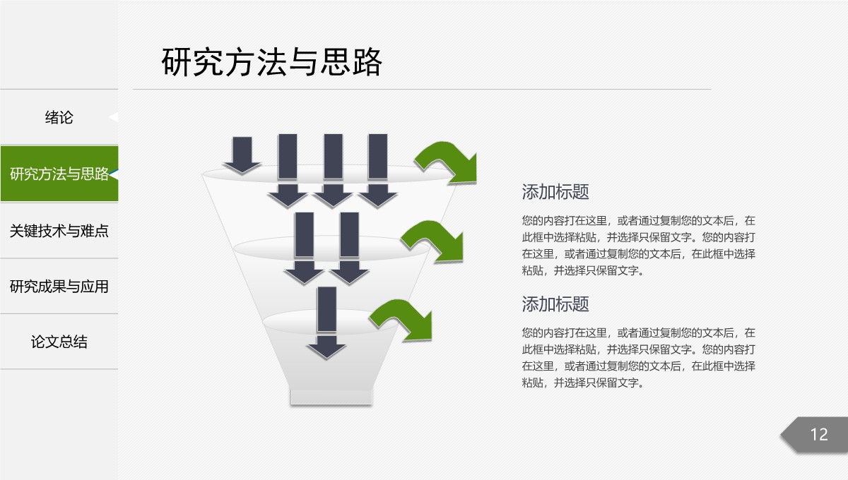 多领域融合毕业论文学术答辩调研PPT模板_12