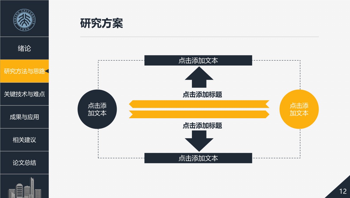 学术报告答辩通用教育学交流与展示PPT模板_12